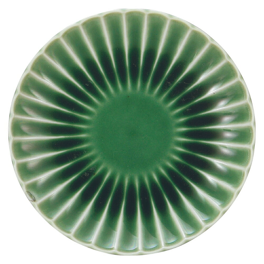 樂天商城 - かすみ 緑 14.5cm丸皿 花伝 KOYO 光洋 光洋陶器 56171005 おしゃれ かわいい 和食器 可愛い 和陶器 業務用 食洗機対応 日本製