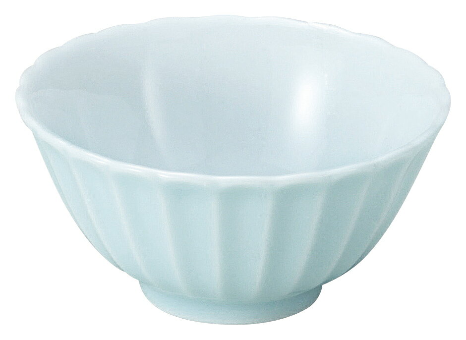 乐天商城 - かすみ 青白 10.5cmボウル 花伝 KOYO 光洋 光洋陶器 56180023 おしゃれ かわいい 和食器 可愛い 和陶器 業務用 食洗機対応 日本製