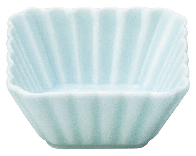 乐天商城 - かすみ 青白 7cm正角深鉢 花伝 KOYO 光洋 光洋陶器 56180066 おしゃれ かわいい 和食器 可愛い 和陶器 業務用 食洗機対応 日本製