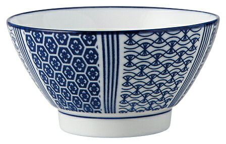 Rakuten - 古青藍 こせいらん 藍波花 あいなみはな 飯碗 花伝 KOYO 光洋 光洋陶器 56782133 おしゃれ かわいい 和食器 可愛い 和陶器 業務用 食洗機対応 日本製