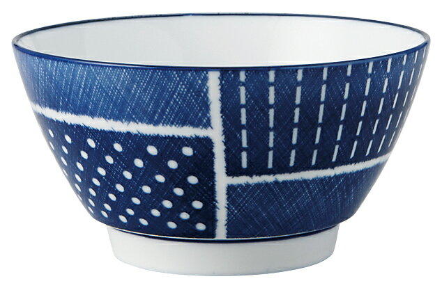 Rakuten - 古青藍 こせいらん 藍格子 あいこうし 蕎麦丼 花伝 KOYO 光洋 光洋陶器 56783136 おしゃれ かわいい 和食器 可愛い 和陶器 業務用 食洗機対応 日本製