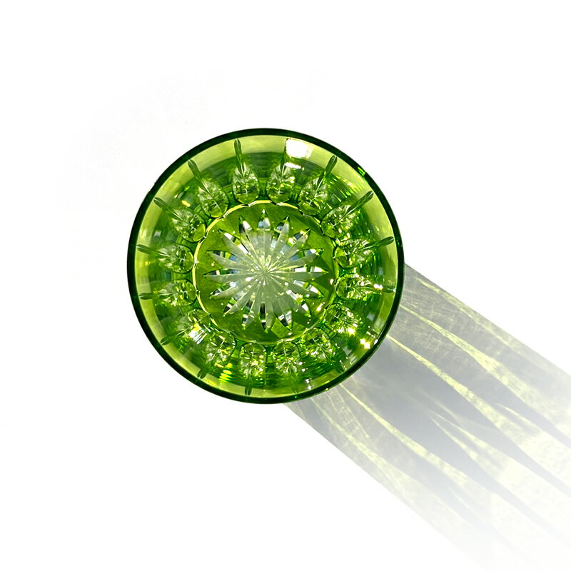 江戸切子 クリスタル オールドグラス【 太武朗工房 公式 直販 】剣菱 若草 桐箱入り 日本製 2