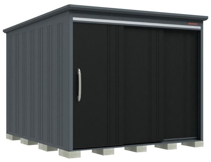 タクボ 物置 BELOS B-2530Y 一般型 標準屋根 側面棚タイプ【商品配送のみ】物置 屋外 収納庫 物置 おしゃれ ベランダ収納庫 屋外 スチール物置