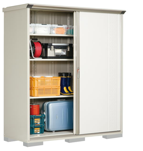 タクボ 物置 GP-197HF グランプレステージ ジャンプ【商品配送のみ】●物置 屋外 収納庫 物置 おしゃれ ベランダ収納庫 屋外 スチール物置(4)