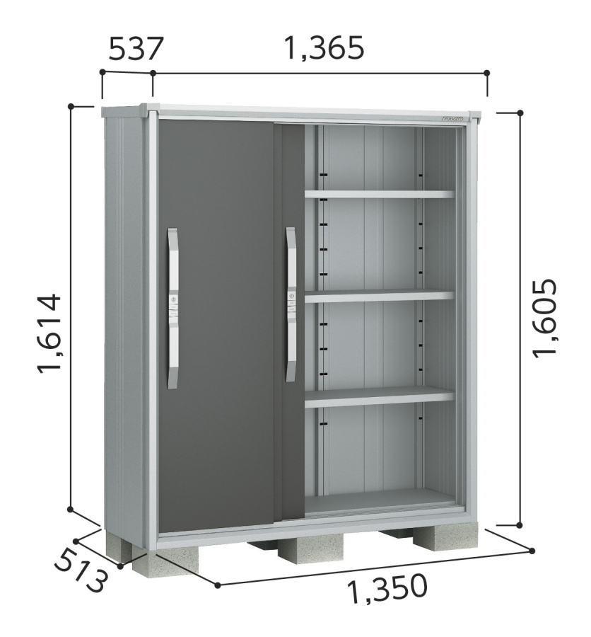 ヨド物置 ヨドコウ物置 ESF-1305D【エスモ】【配送+組立】