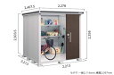 ヨド物置 ヨドコウ物置 エルモ LMD-2222H 背高Hタイプ【一般型】※お客様組立品●物置 屋外 収納庫 物置 おしゃれ ベランダ収納庫 屋外 スチール物置
