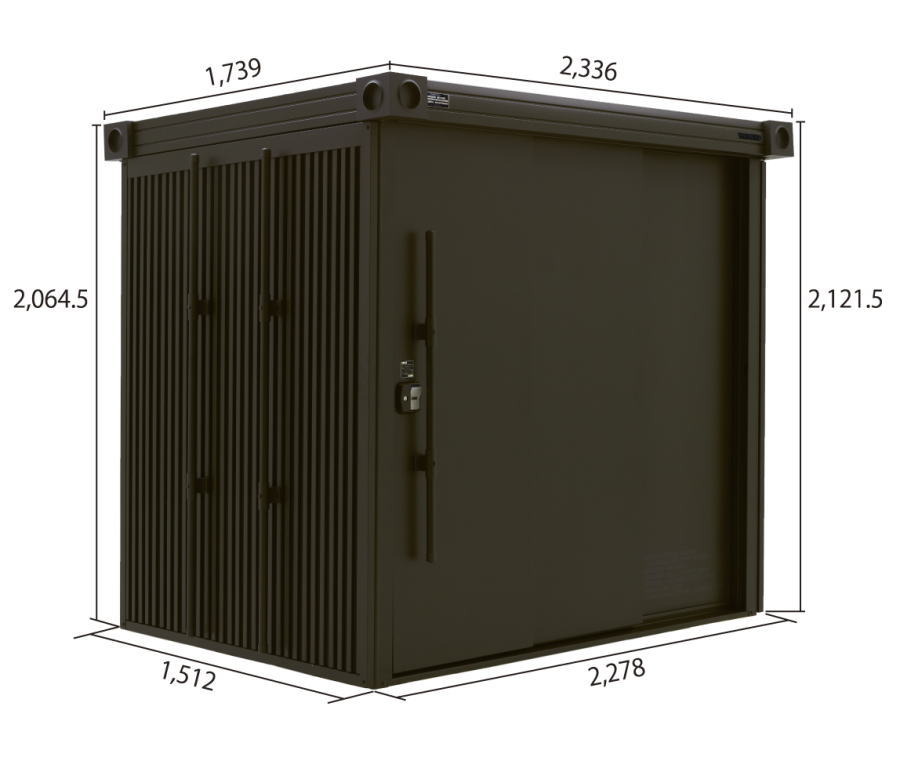 ヨドコウ ヨド物置 エルモ LMD-2215-BM BEAMS 一般型 ヨドBEAMS ビームス お客様組立品 物置 屋外 収納庫 物置 おしゃれ ベランダ収納庫 屋外 スチール物置 淀川製鋼所