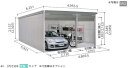 ヨドコウ ヨドガレージ VGC-3059H+1959H 標準+ユーティリティスペース 背高Hタイプ【一般型】※お客様組立品