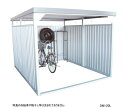 ダイマツ多目的万能物置 DM-20L 壁面パネルロング 【お客様組立品】自転車置場 自転車置き場 サイクルハウス 喫煙所 物置 屋外 ガレージ 物干し 日本製