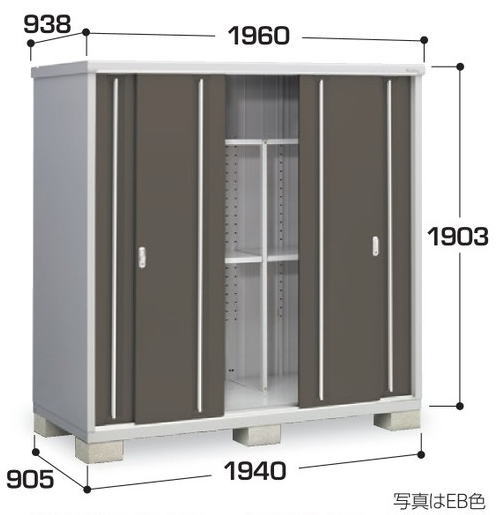 樂天商城 - 関西限定　標準組立工事付　イナバ物置　シンプリー　MJX-199E 　物置 屋外 収納庫 物置 おしゃれ 屋外 スチール物置　稲葉製作所