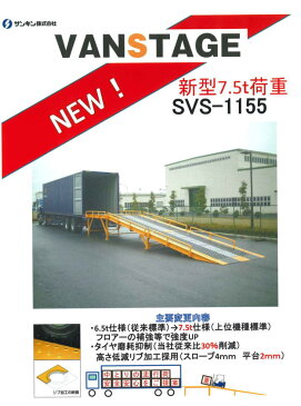 バンステージ　バンニング用可動式スローブ　SVS-1155　【エリア限定】サンキン　VANSTAGE