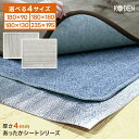 あったかシート 1畳 1.5畳 2畳 3畳 180×90 厚さ4mm KD401 ホットカーペット 下敷き 床保護シート 冷気遮断 温かい KODEN 広電 あす楽