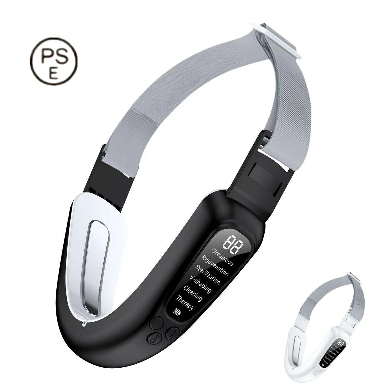 美顔器 フェイスベルト EMS 顔 自宅エステ 2光LED搭載 表情筋 頬 フェイスライン 肌ケア 6つのモード 1..