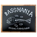 バスマニア(bassmania) フィッシュボーンステッカー 【ネコポス配送可】