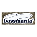 バスマニア bassmania logo sticker ホワイト×ネイビーロゴ 【ネコポス配送可】 bassmania ステッカー