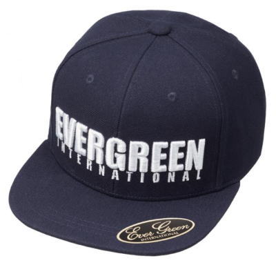 エバーグリーン　EGフラットキャップ　タイプ1　ネイビー　EVER GREEN　CAP　E.G.フラットキャップ　帽子　バス釣り　ブラックバス　エバグリ