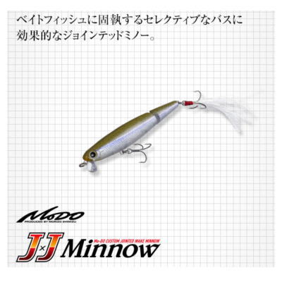 【全13カラー】 エバーグリーン J×Jミノー 【ネコポス配送可】 J×J MINNOW Mode EVERGREEN JJミノー ジェイジェイミノー