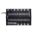 パズデザイン プロテクトメジャー65 ワイド ブラックホワイト PAC-375