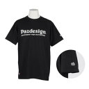 【全5サイズ】 パズデザイン コットンTシャツ ブラック 2025年モデル PCT-025