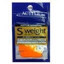 【個数限定特価】 アクティブ エスウエイト オレンジ 2.0g 【ネコポス配送可】 ACTIVE Sウエイト 板オモリ 2g