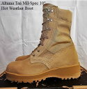 Altama Tan Mil Spec Hot Weather BootStyle Code 4159 その1