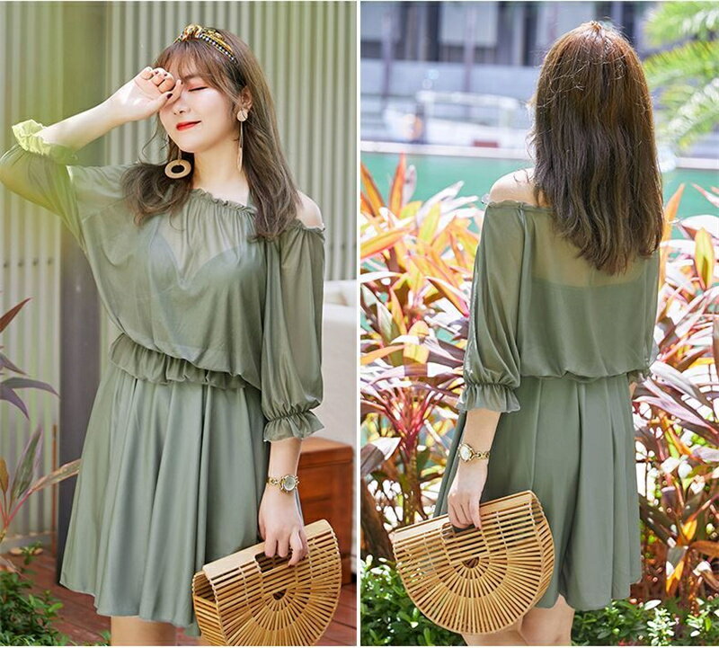 水着 ワンピース ふんわり 大きいサイズ レディース レース 2点セット 体型カバー ぽっちゃり 大人 かわいい セクシー パット 韓国 10代 20代 30代 40代 XL 2XL 3XL4XL 5XL シック エレガント