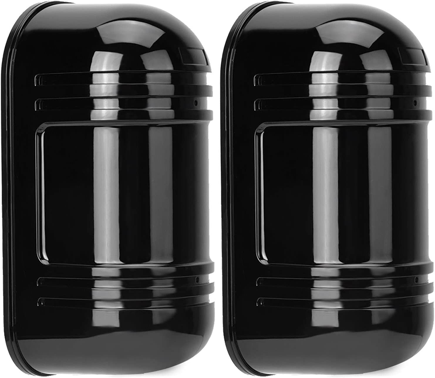 赤外線警報センサー 赤外線探知器 ビームバリアア クティブ検出 デジタルパルス赤外線センサー 100メー..