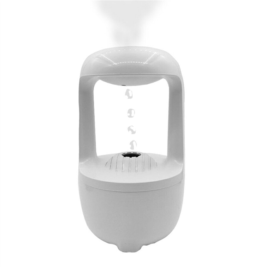 Rakuten - 魔法の加湿器 反重力加湿器 反重力水滴加湿器 加湿器 反重力 水滴の流れ 静音 ストロボ効果 反重力 500ml オフィス 家庭用 面白い お手入れ簡単 水入れ簡単 大容量 送料無料