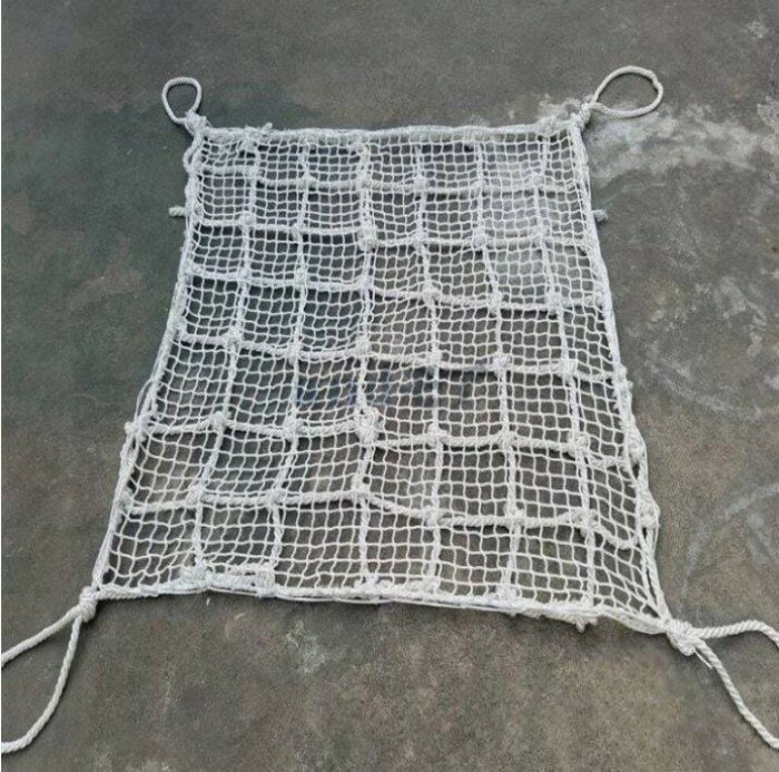 モッコ型 ベルトスリング スリングベルト 1.5m×1.5m ベルト幅4cm マス目3.5cm ポリ...