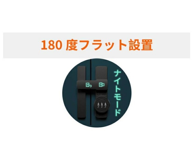 タクトストアのドアロック 3桁ダイヤル式 180度 蛍光 部屋鍵後付け 引き戸 室内ドア 鍵 後付け 回転式 暗証番号 亜鉛合金 補助錠 耐久性 防犯 耐震ラッ 玄関 室内 取り付け簡単 家庭用 学校 収納ボックス｜アングル3