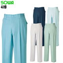作業服 桑和(SOWA)・作業着・作業ズボン・ワークパンツ 春夏用 スラックス 桑和 SOWA va419 ポリエステル65%・綿35% メンズ