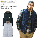作業服 防寒ベスト 綿100% 衿ボア 防寒着 メンズ 作業着 G.GROUND 桑和 5506 M-6L