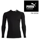 作業ウェアPUMA 25秋冬新作 長袖モックネック プーマワークウェア PW-2012W インナー 秋冬用 PUMA WORKWEAR S-3L