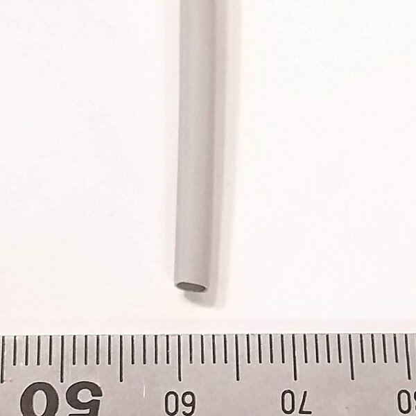 熱収縮チューブ　電線接続保護用　直径 約Φ3mm → Φ1.5mm　20cm単位　黒/灰/白