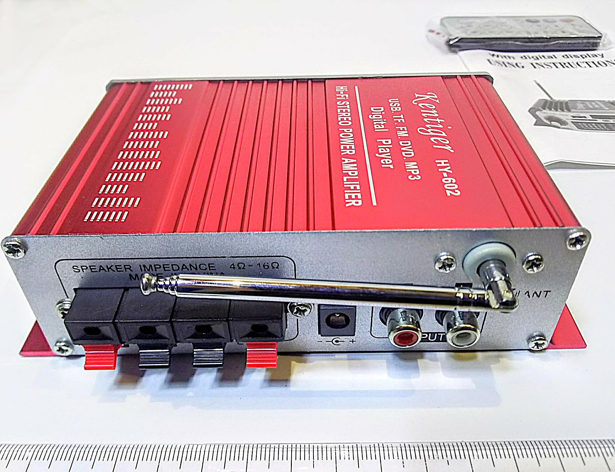 小型プリアンププレーヤーEQ点滅　20W×2ch Output power Amplifier AV/USB/SDカードのMP3 Digital Player tafuon-10000326 TafuOn楽天市場店 サンプル画像2