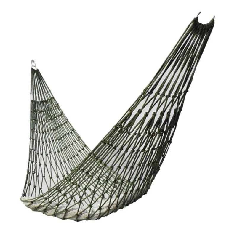 メッシュハンモック　サイズ：240×80cm　　重量：200g 　ナイロン　耐荷重：100kg