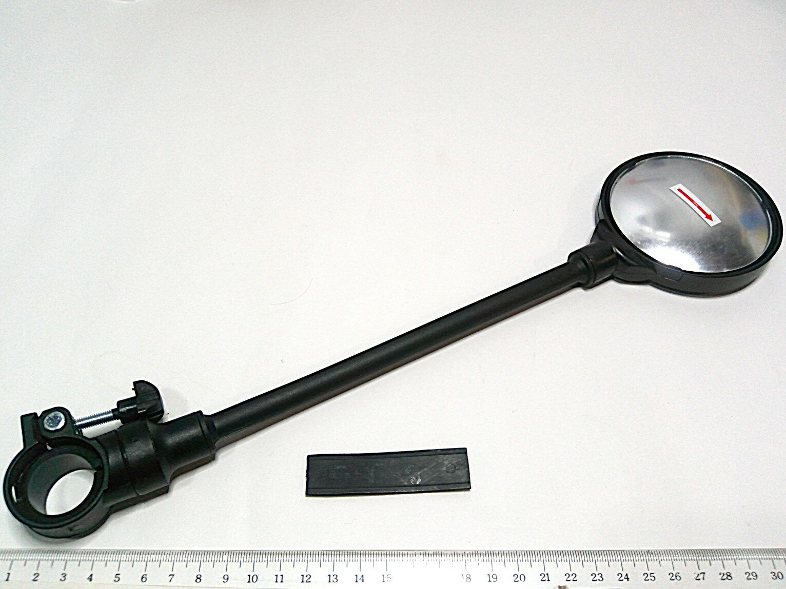 自転車ミラー　ハンドルバー取付バックミラーユニバーサル調整可能　広角凸面ミラー　リアビュー　耐衝撃