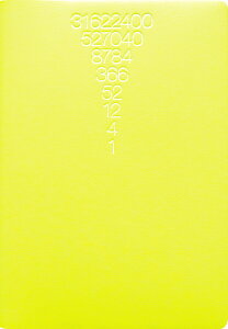 [エルコミューン] 2024年 スケジュール帳 B6 マトカ「ユニット｜UNIT」Yellow