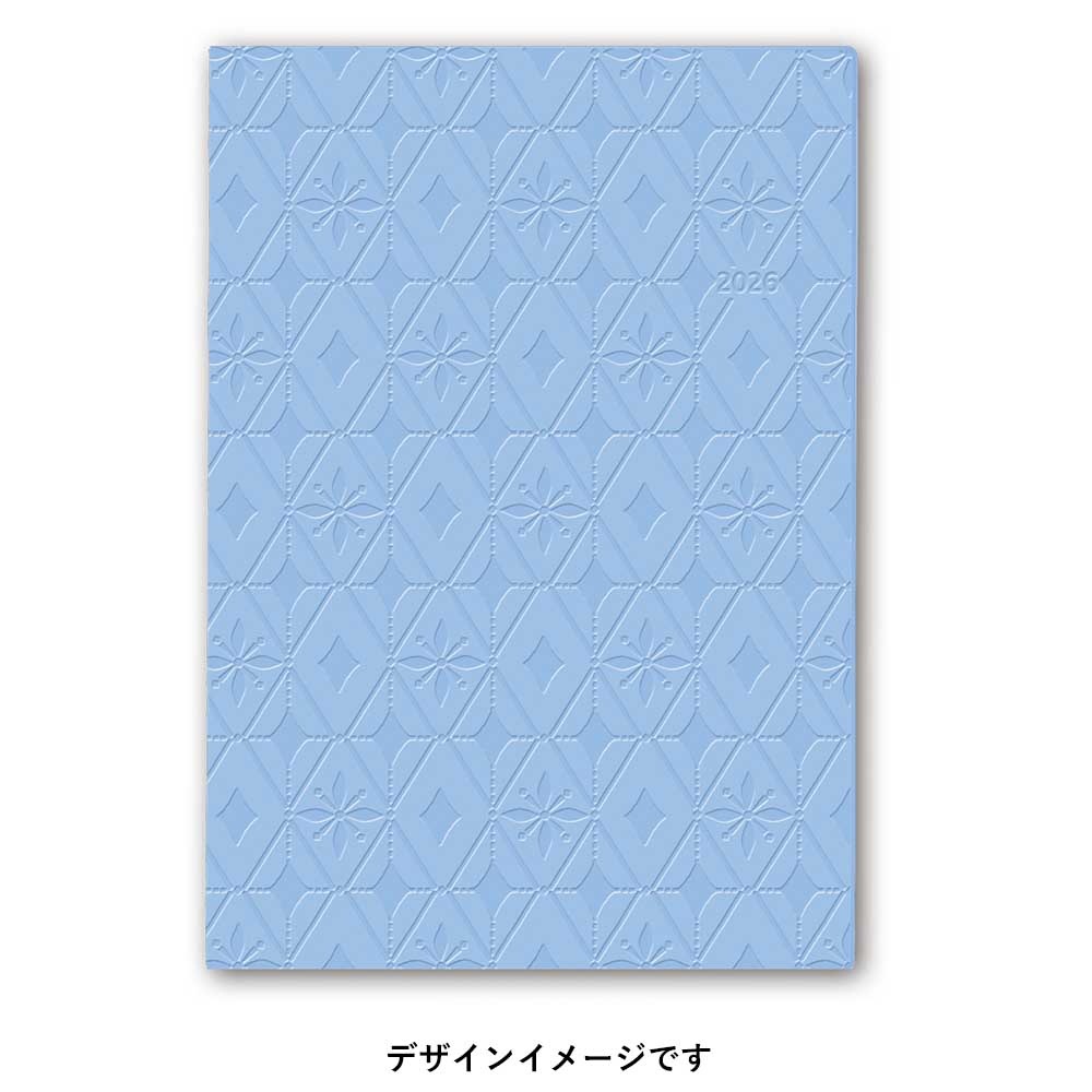 PAGEM 2026年1月始まり ペイジェムマンスリーB6-iアイダにメモ日曜(ブルー) 2645