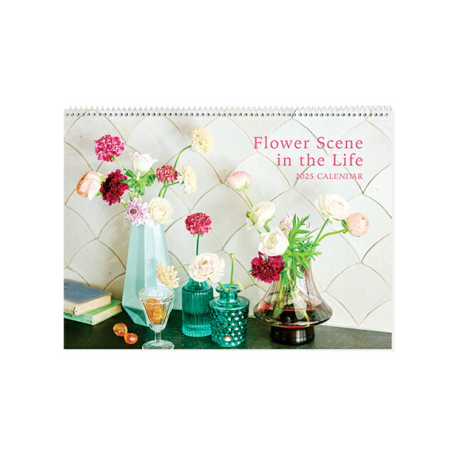 [リュリュ] 2025年 フラワーシーンカレンダー CK-2502
