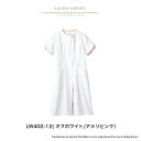 LW402-12（オフホワイト/アメリピンク）LW402-13（オフホワイト/アメリブルー）ナースワンピース（半袖）住商モンブラン　MONTBLANC/LAURA ASHLEY