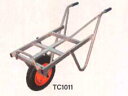 【法人様限定(個人宅配送不可)】 アルミコンテナカー1個積1輪 5セット シンセイ TC1011 台車 運搬 4571191198426【121-56】