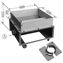 搬送補助装置 イリノ バネホッパー（BHI型） BHI-04B 乾燥籾 籾搬送 籾溜め 籾摺り バネ ばね【59-32】
