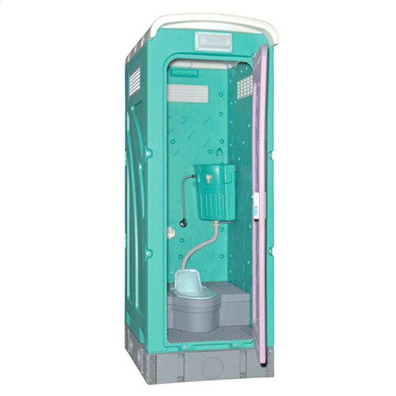 屋外用仮設トイレ 水洗式 和式タイプ 兼用水洗架台付 AUG-1W 15WS 旭ハウス工業 給排水工事が必要です【146-3】