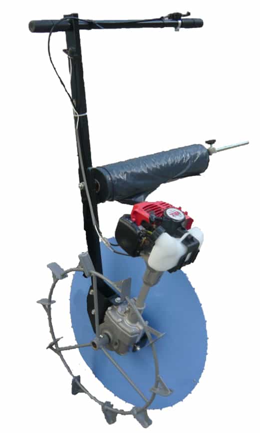 自走式畦シート貼り機 美善 スーパースプレッダー SSW-610 水田 畔 畦 シート 畦際 減衰 漏水 防除 水温変動 水質 雑草 害虫 対策【94-36】