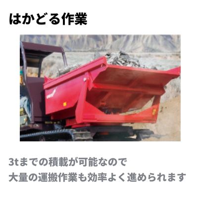 土木建設用運搬車 プンダ S300B4RV 筑水キャニコム