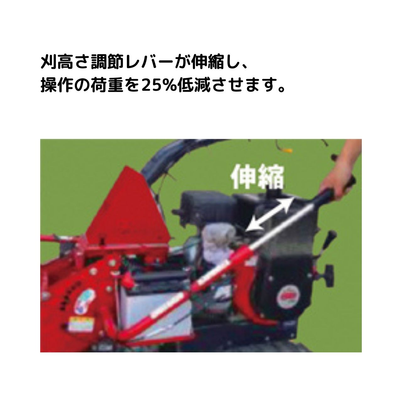 歩行型雑草刈車 ブッシュカッタージョージJr草なぎ CG82MCS 筑水キャニコム【19-188】
