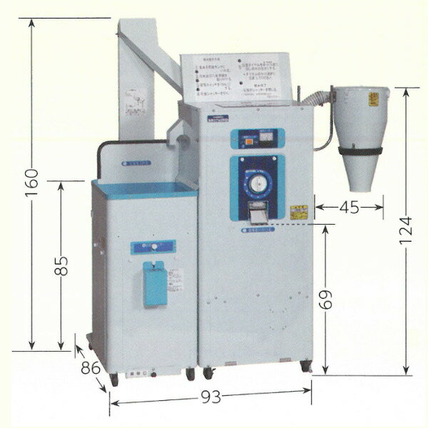 業務用石抜精米機 カンリウ SR3762RD