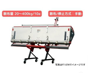 ライムソワー ニプロ 松山 FT1407H-3S トラクター用 肥料散布機 施肥機 石灰 化成肥料 土壌改良材 散布 キャスター付きスタンド標準付属