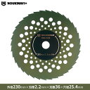 【在庫あり】動画投稿でアマギフ500円プレゼント! チップソー ノウキナビプラス MK230T|230mm×2.2mm 36P
